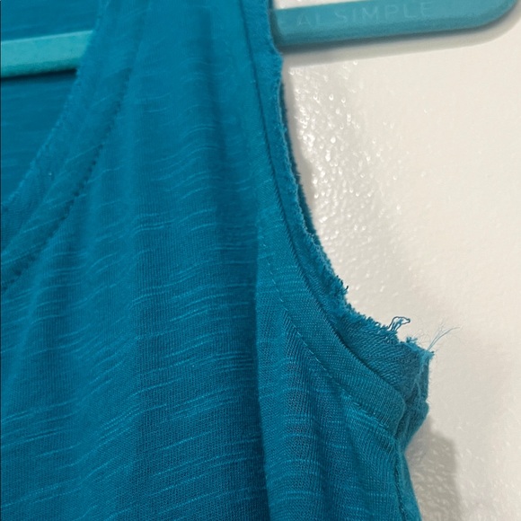 Caslon Teal Sleeveless Tiered Maxi Dress - Picture 4 of 8